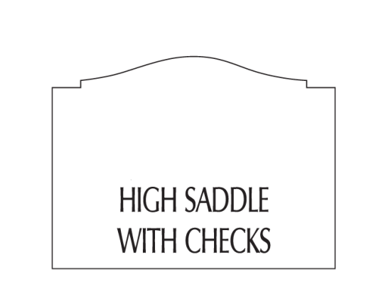 High Saddle with Checks